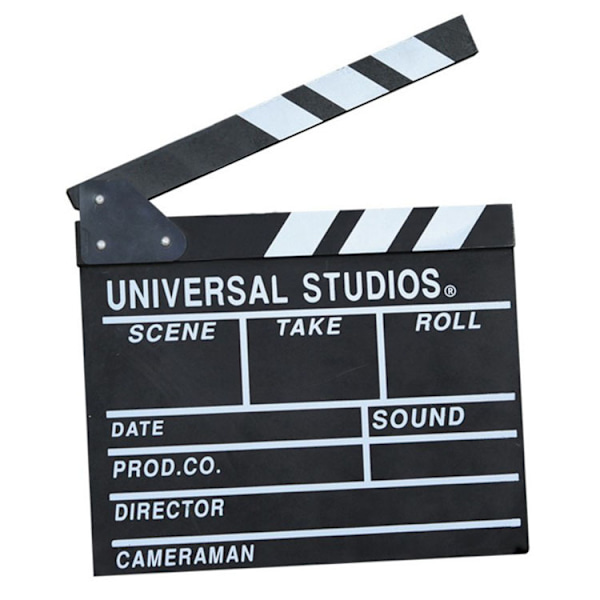 Videoprops/fotoprops, akrylplatta, regissörs klappbräda (svart)