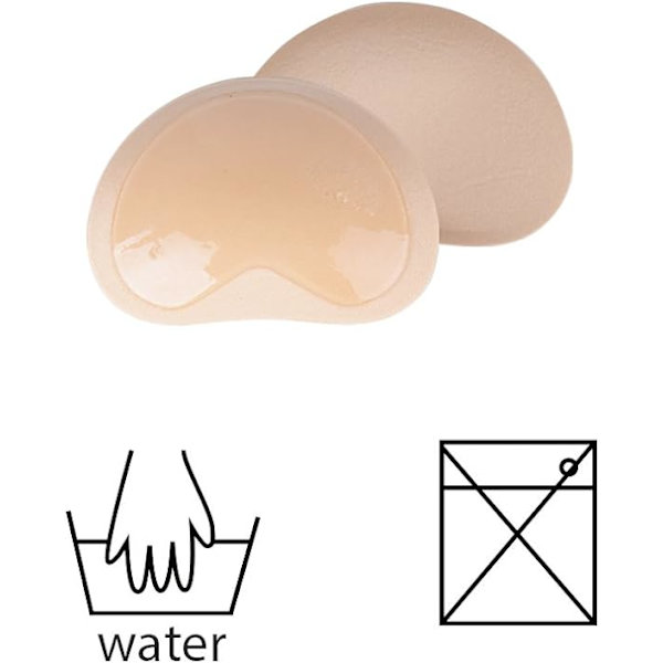 #Pairs Selvklæbende BH-indsats Pude Silikon Usynlig Hjerte Push-up Pads Brystforstærker Bikini Fyld til Enhver Kop#