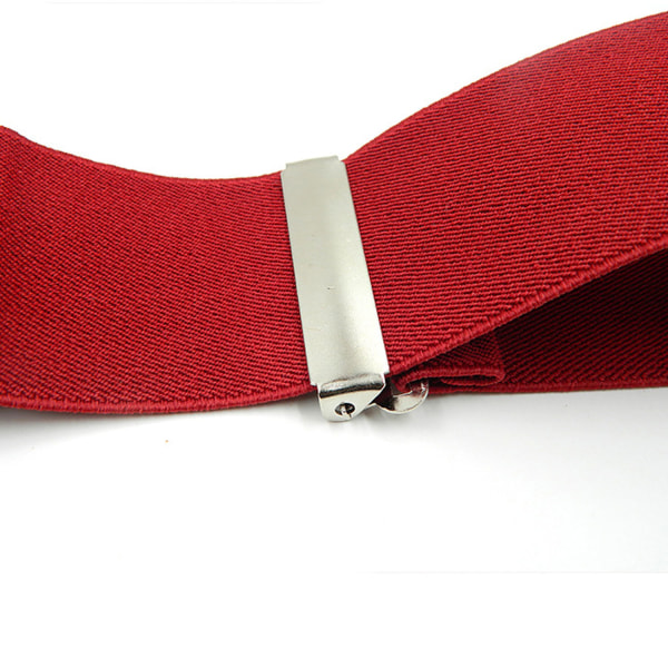 #Rød, 5 cm bredere, elastiske stropper#