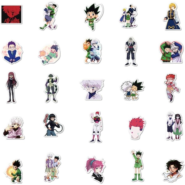 150 stk Hunter X Hunter Stickers Pakke 150 stk Tegneserie Dekaler af A