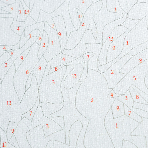 DIY Akryylivärimaalaus Maalaa Numeroiden Mukaan Paketti Aikuisten Aloittelijoille, C