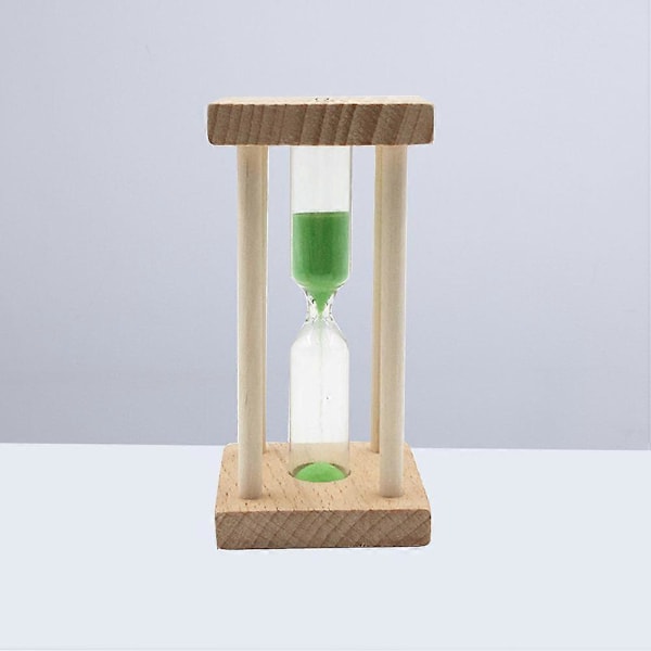 Mini Timglas Sandur En Minut Sandtimer Sandklocka Heminredning Barnpresent (Grön Sand)