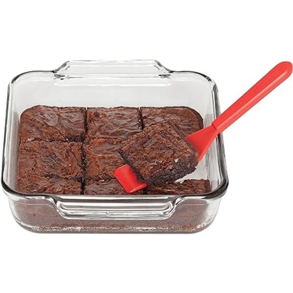 （2 st）Mini Brownie-spatel för servering, 8 tum x 1,5 tum