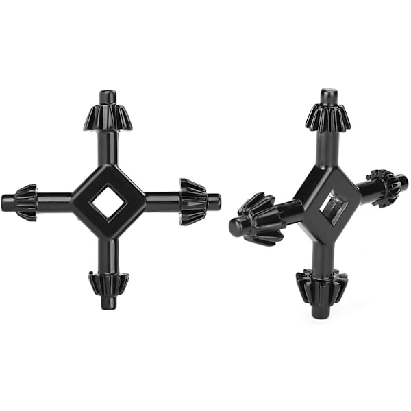 *Drill Chuck Key, 2 PCS 4 i 1 Chuck Key Multifunksjonell Elektrisk D*