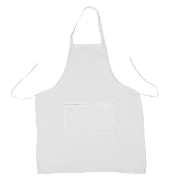 73 x 58 cm Förkläde kök hem restaurang (Vit)