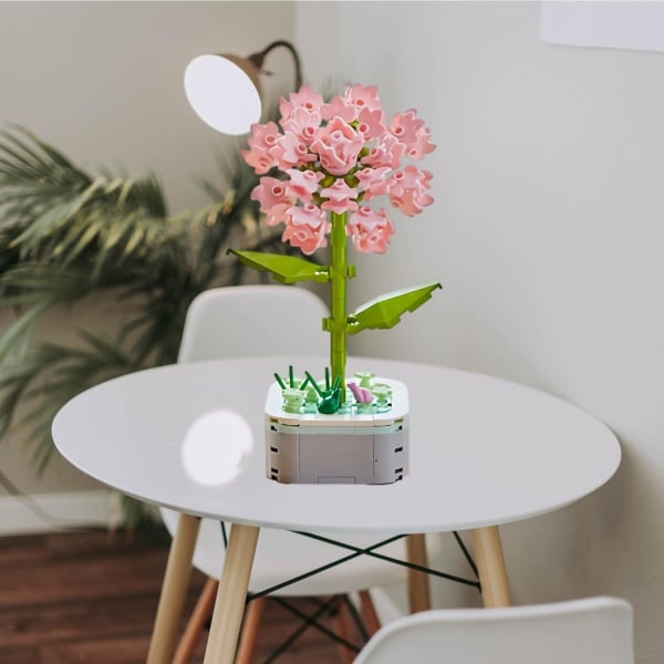 #Keinotekoinen kukka kukkivan kimppun rakennuspalikat, DIY luominen#