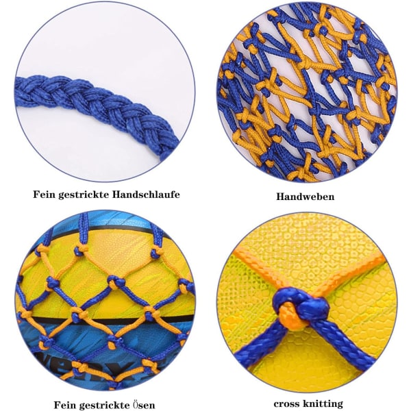 Basketnettpose - Nylonnettpose - Bærbar Fotballnettpose