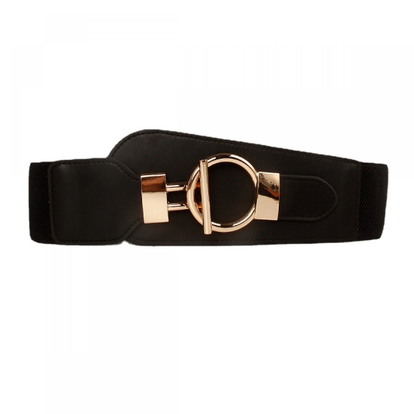 /#/Women's wide waist belt (comfortable stretch belt) elastic/#/