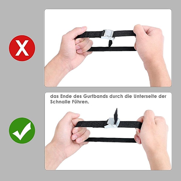 10 stk. surrestropper 40cm*2.5cm festesett egnet for motorsykkel/bil/sykkel bæreklemmer