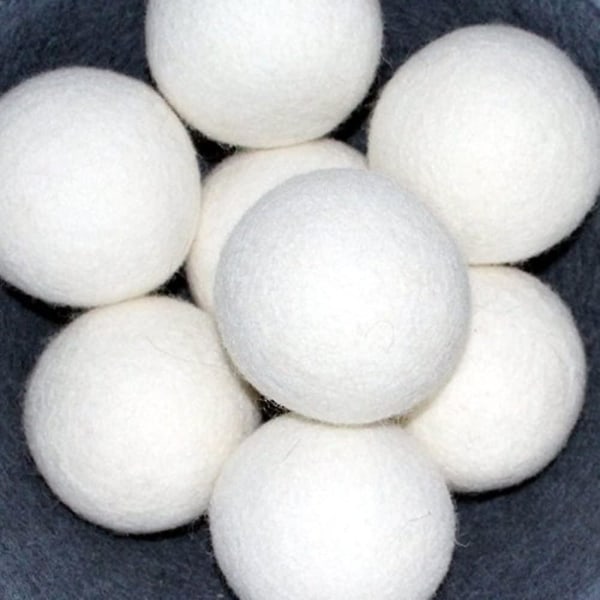 6 st. Torktumlare Bollar Ull Torktumlare Bollar, Diameter