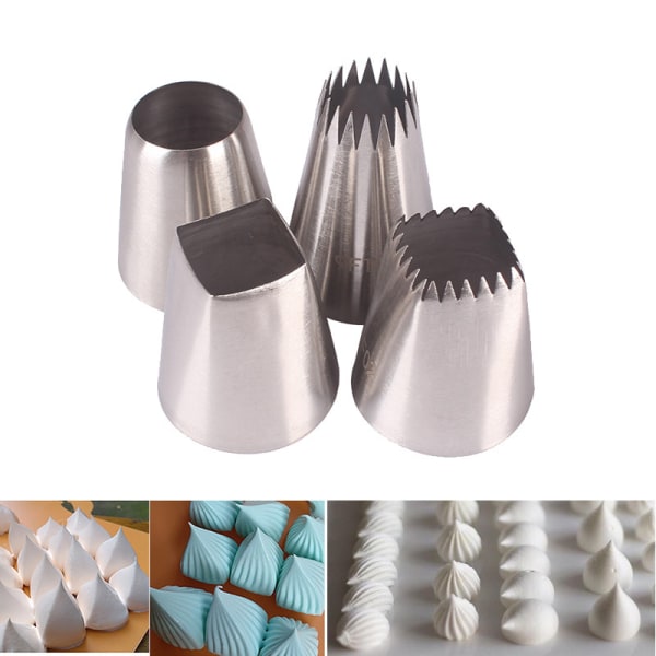 #Square Pastry Nozzles 8pcs Icing Nozzles for Icing Cakes Pastry Decorating Tools Square#