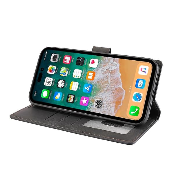 Vasikannahkajäljitelmä Nahkakotelo iPhone 14 Pro Maxille iPhone 14 Pro Maxille