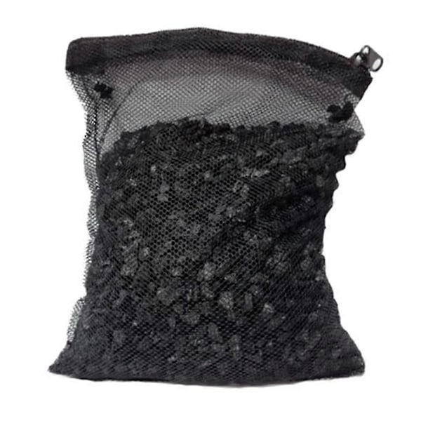 1 Pakke Akvariefiltreringsmateriale Filtrering Aktivert Kull (Svart)