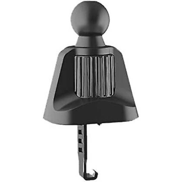 Diameter 17mm Clip-on Biltelefonholder og Drejelig Trådløs Biloplader (Sort)