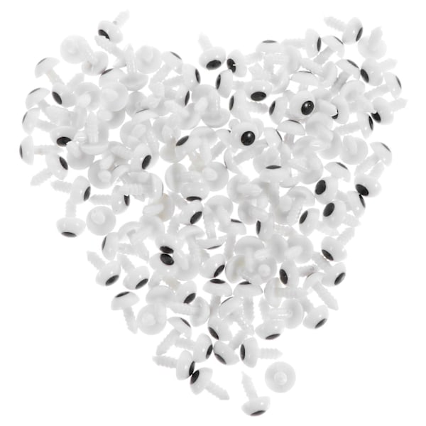 200 st DIY Plast Simuleringsögon DIY Manuella Leksaksmaterial DIY Docktillbehör