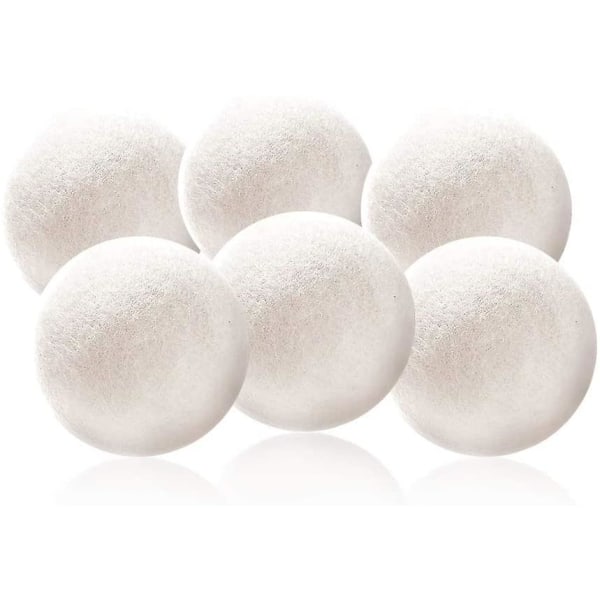 6 st. Torktumlare Bollar Ull Torktumlare Bollar, Diameter