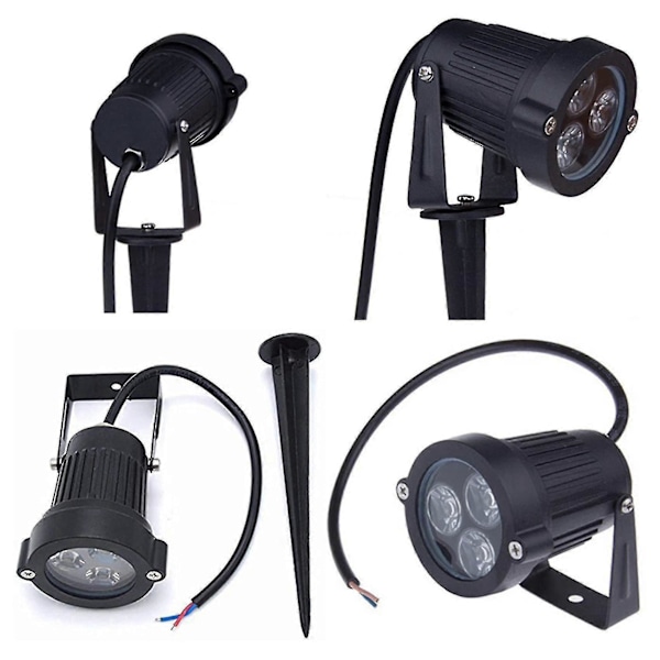 8 st LED Trädgårdslampor 3w 220v Utomhus Spotlight Med Spik Ip65 Vattentät Trädgårdslandskap Dekoration Från Yaying-hao