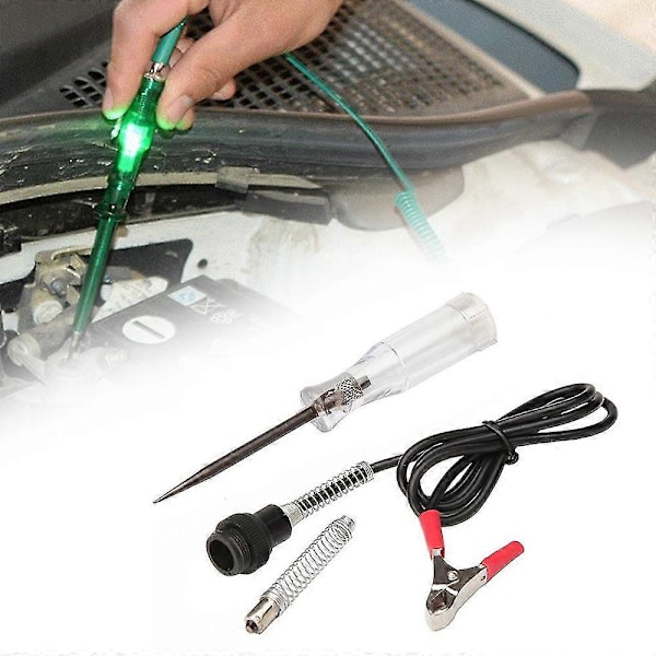 12V Krets Tester Probe 3-24v Elektrisk Bil Sikring Test Lys Spenning Penn Detektor