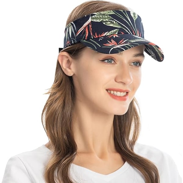 Women Summer Golf Sports Visor Tennis Sports Caps Visors Black