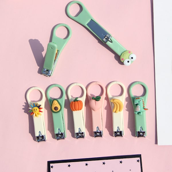 #5-pack nagelklippare 5 stilar Professionella nagelklippare i rostfritt stål för kvinnor, flickor och barn Ett professionellt skärverktyg för att förbereda manikyr#
