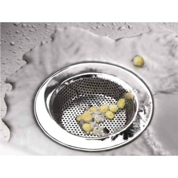 Kitchen Sink Strainer, Stainless Steel Sink Drain Strainer, Dish