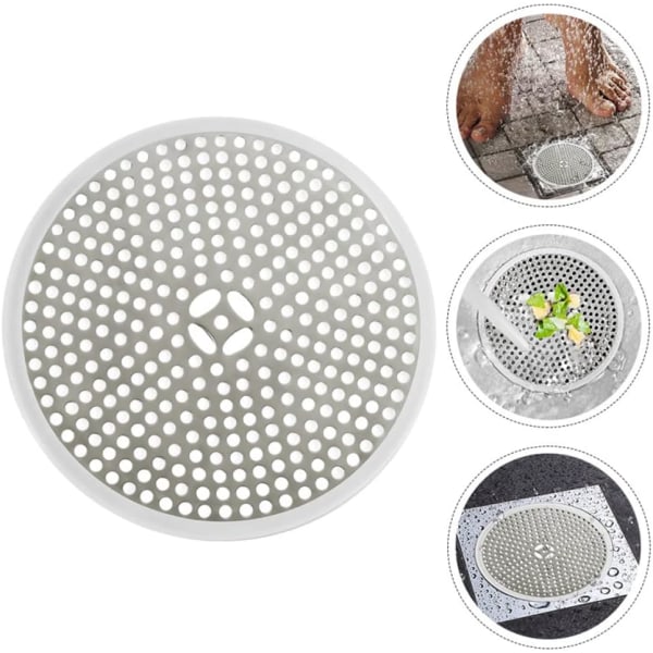 2-pack Duschpluggfilter Avloppsplugg Dräneringsfilter Hårfälla 11