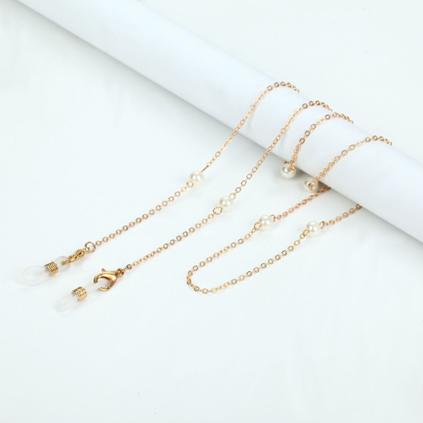 Brillesnor Kædeholder Perle Solbrille Kæde Lanyard Hals Kæde