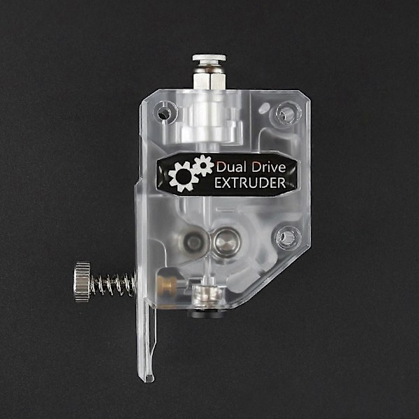 Dual Gear Ekstruder 3D-skriver Ekstruder Fleksibel Klar Plast Nedbremsing Ekstruder Dobbel Driver Mater for Ender 3/5 for CR10S Skrivertilbehør