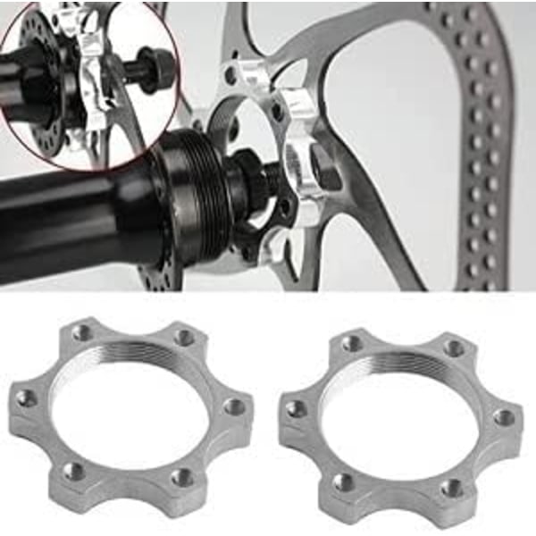 #48MM Cykel Frihjul Gevindede Nav Diskbredse Rotor 2 stk#