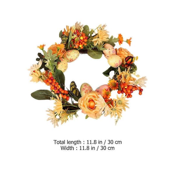 Easter Wreath Pendant Easter Wreath Hanging Decor Exquisite Easter Wreath Ornament