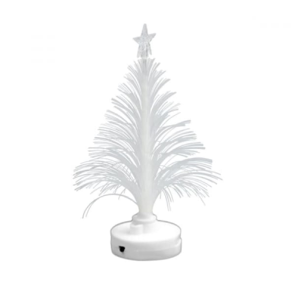 #Lysende mini led juletræ Hvid#