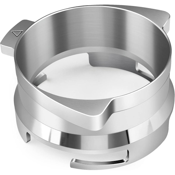 54mm Espresso Doserings Tragt til Breville Barista Portafiltre (Rustfrit Stål-Sølv)