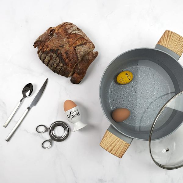 *Egg Cutter Sølvskall 6,8 x 0,50 x 10,6 cm*
