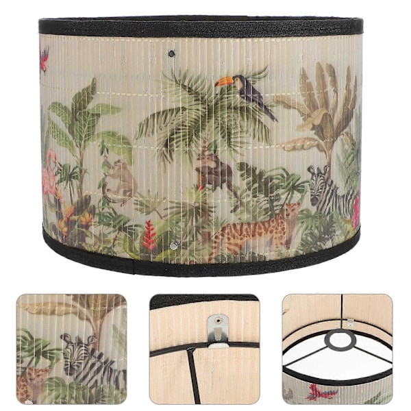 1 st Japansk Stil Lampskärm Tryckt Delikat Ljusskydd Chic Ljustillbehör