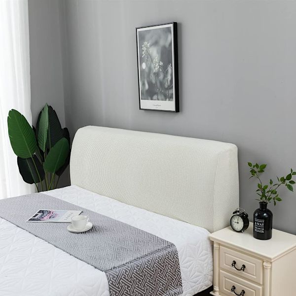 /#/Stretch Solid Color Headboard Slipcover All-Inclusive Headbo/#/