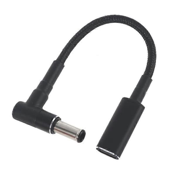 Vanlig brukt dataoverføringskabel PD 100W Type-C Hunn til DC 6.0X1.4mm Ledning