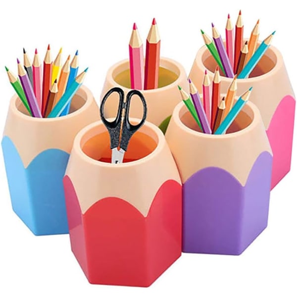 Direct 5 Pack Creative Pencil Tip design Pen Vase Pencil Pot Mak