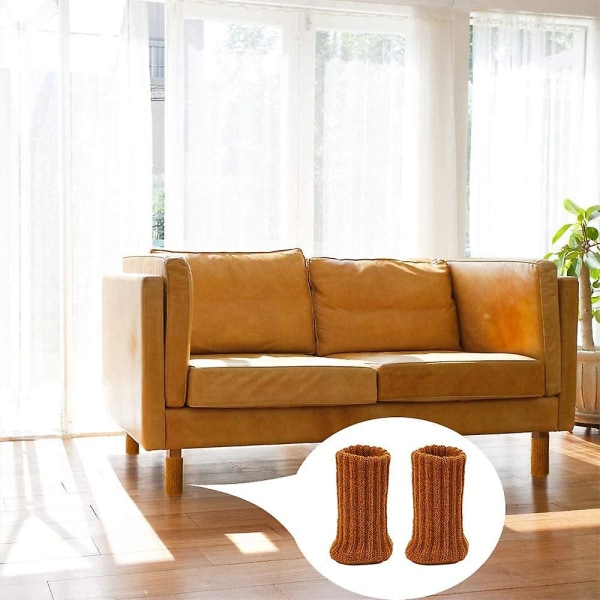 24 st stolstrumpor med filtdynor, hög elastisk stickad möbel