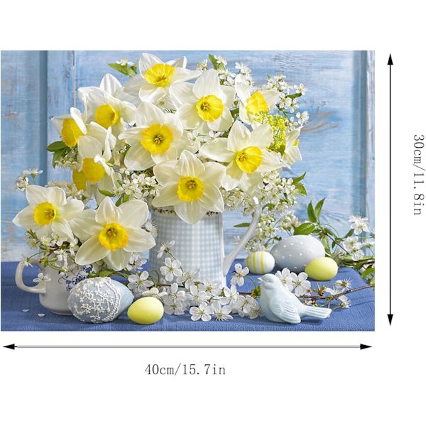 30 × 40cm DIY-stil 6 Diamantmålning, 5d Diamantmålningssatser