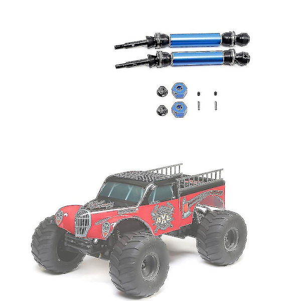 2st Bakre Drivaxel Cvd För 1/10 2wd Serie Ruckus Torment Circuit Amp Rc Bil Uppgraderingsdelar, 2-I lager