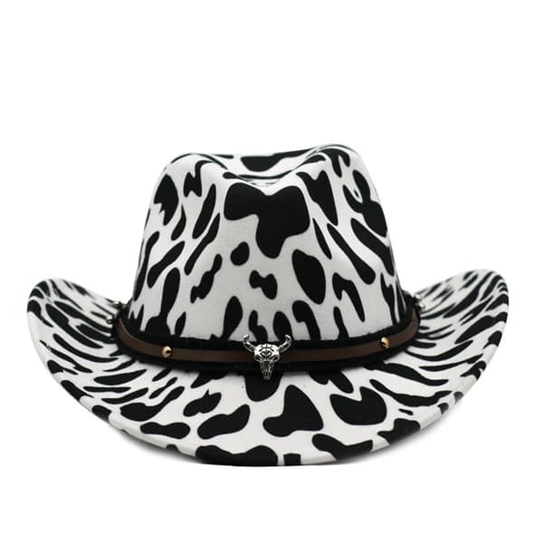 #Retro lehmänkuvioinen denim-hattu#