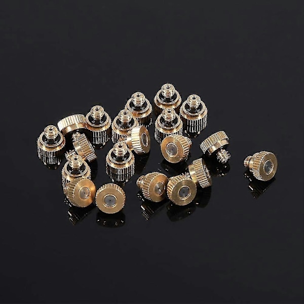Spraymunstycke Mässing Dimmunstycken För Kylsystem (0,4 Mm) 10/24 Unc Trädgård 20st