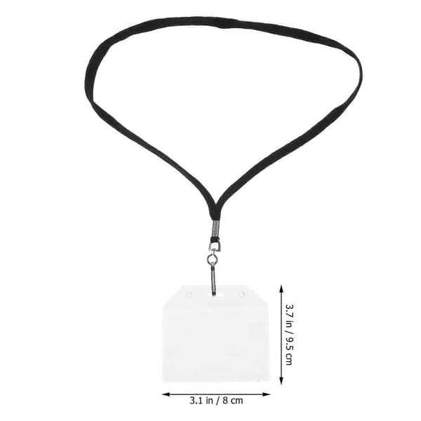 ID-kortholder med halsrem til forretningsbrug 10 stk. Multi 9.50X8.00X0.30CM Multi