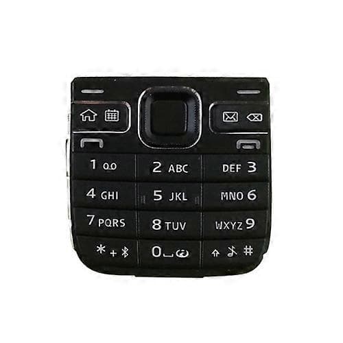 Mobiltelefon Tastaturhus med Menuknapper / Trykknapper til Nokia E52 Black