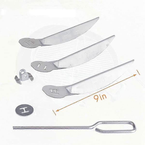 Weber Grill Udskiftningsdele 22,5 Tommer One Touch Rengøringssystem Kit 7444 Silver