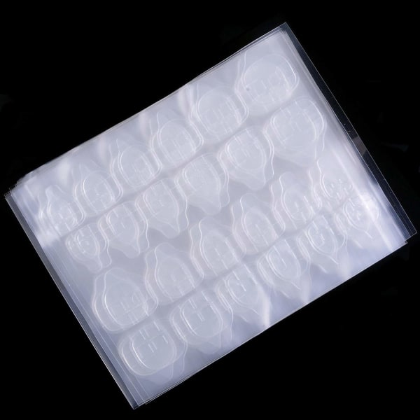 50 ark - Gule tyggegummi negleklister gelélim (6083) makeup