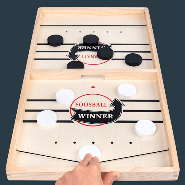 Hurtige slyngpuck-spill, hockey med kølle, super fotballspill 56*31cm