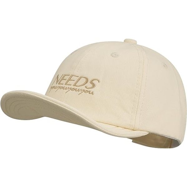 Män & Kvinnor Baseballkepsar Kort Hatt Bomull Broderad Klassiska Mössor Justerbar Sportkeps Lätt Andningsbar Golf Utomhuskeps Sommarhatt（Vit）