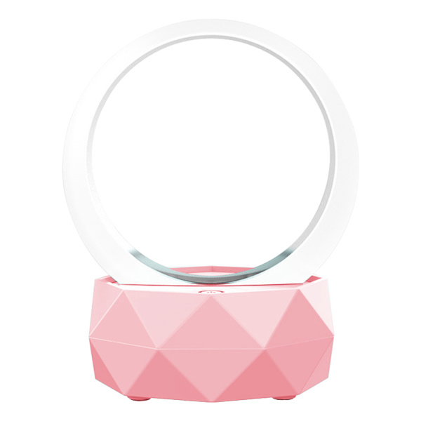 Kannettava langaton Bluetooth-kaiutin LED-valolla Bluetooth 5.0 LED-valotilassa älypuhelimeen - pinkki