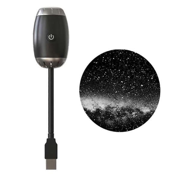 Starry Sky Projector Night Light with Adjustable Brightness 360 Degree Rotation Easy Touch Control Lamp USB Rechargeable Bedroom Lighting size